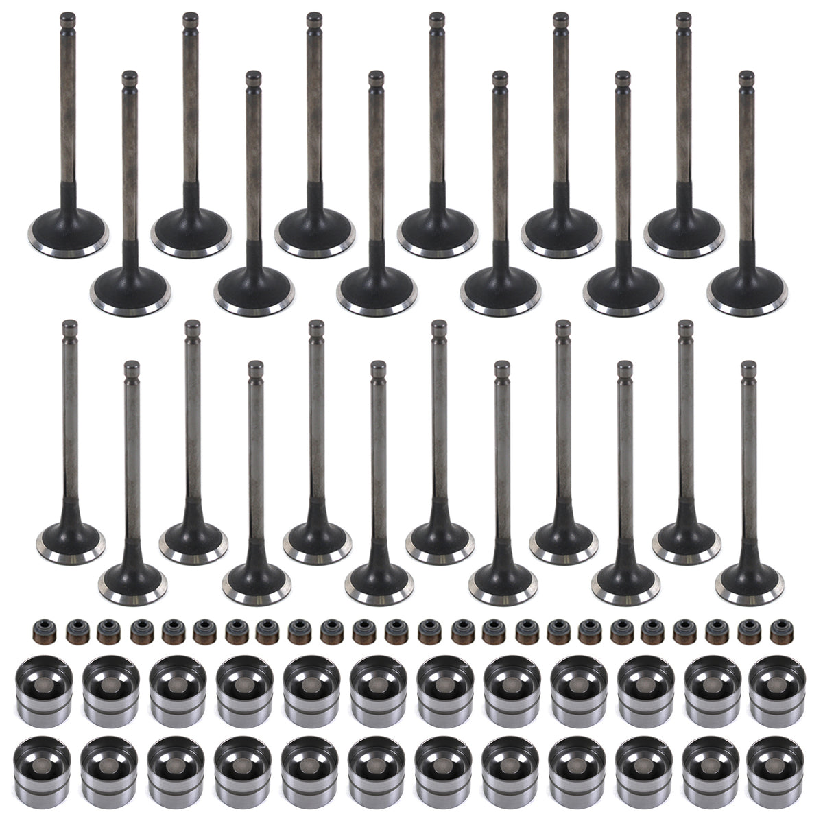 GENUINE Intake Exhaust Valves Lifters Valve Stem seals for Hyundai Kia 2.5L 2.7L
