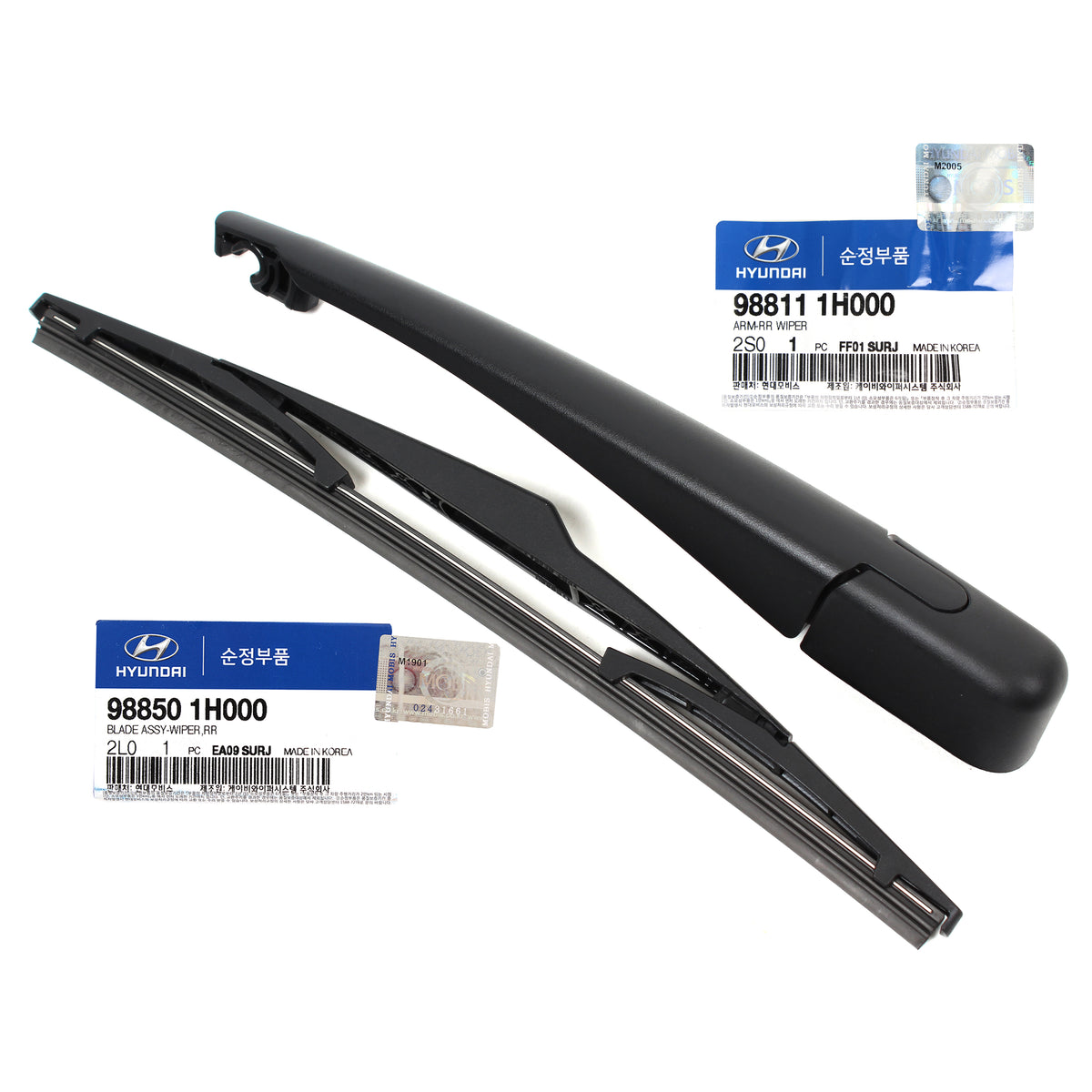 GENUINE REAR Wiper Arm &amp; Blade for 2010-2017 Hyundai Tucson OEM 988111H000