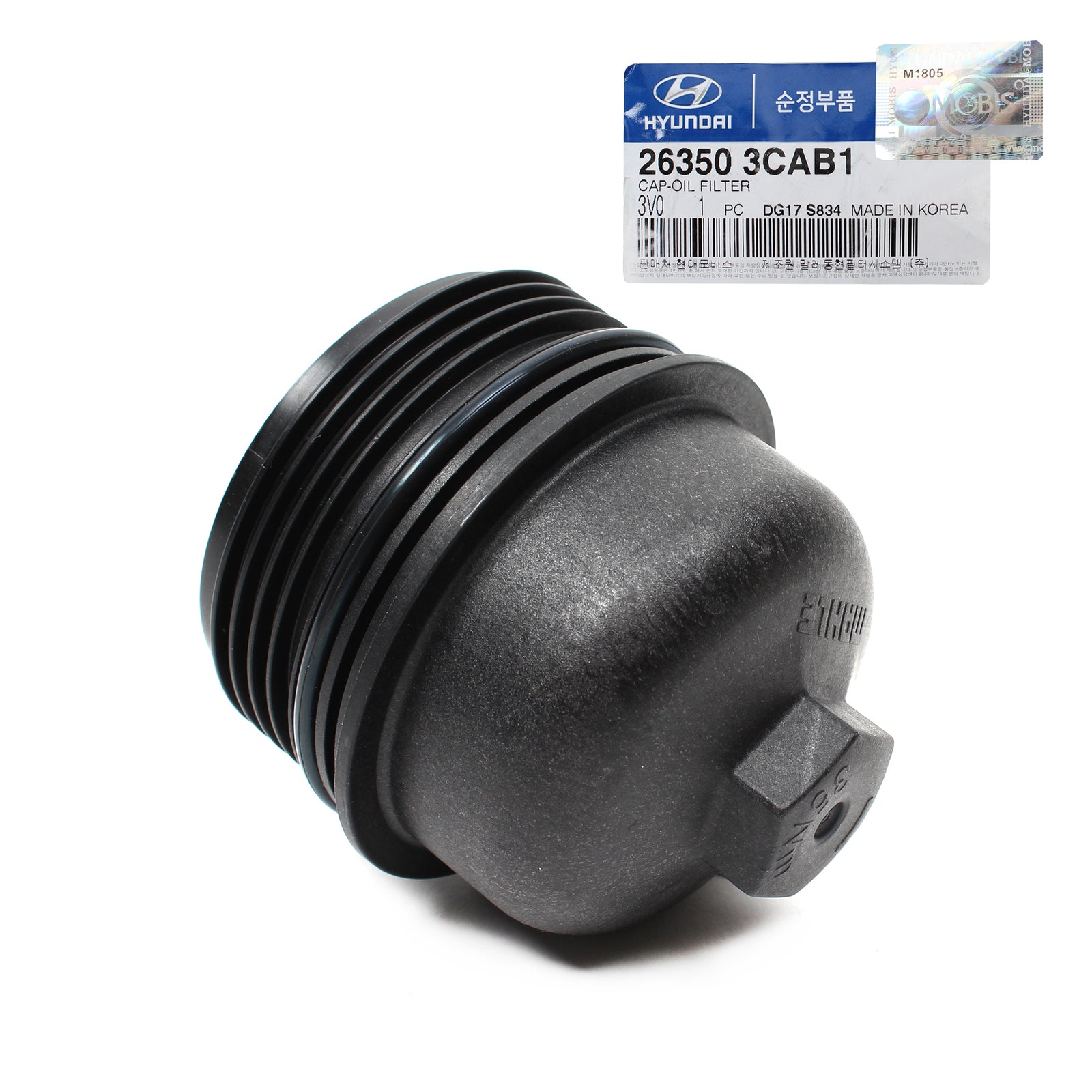 GENUINE Oil Filter Cap for 12-17 Azera Santa Fe Kia Sedona Sorento 263503CAB1