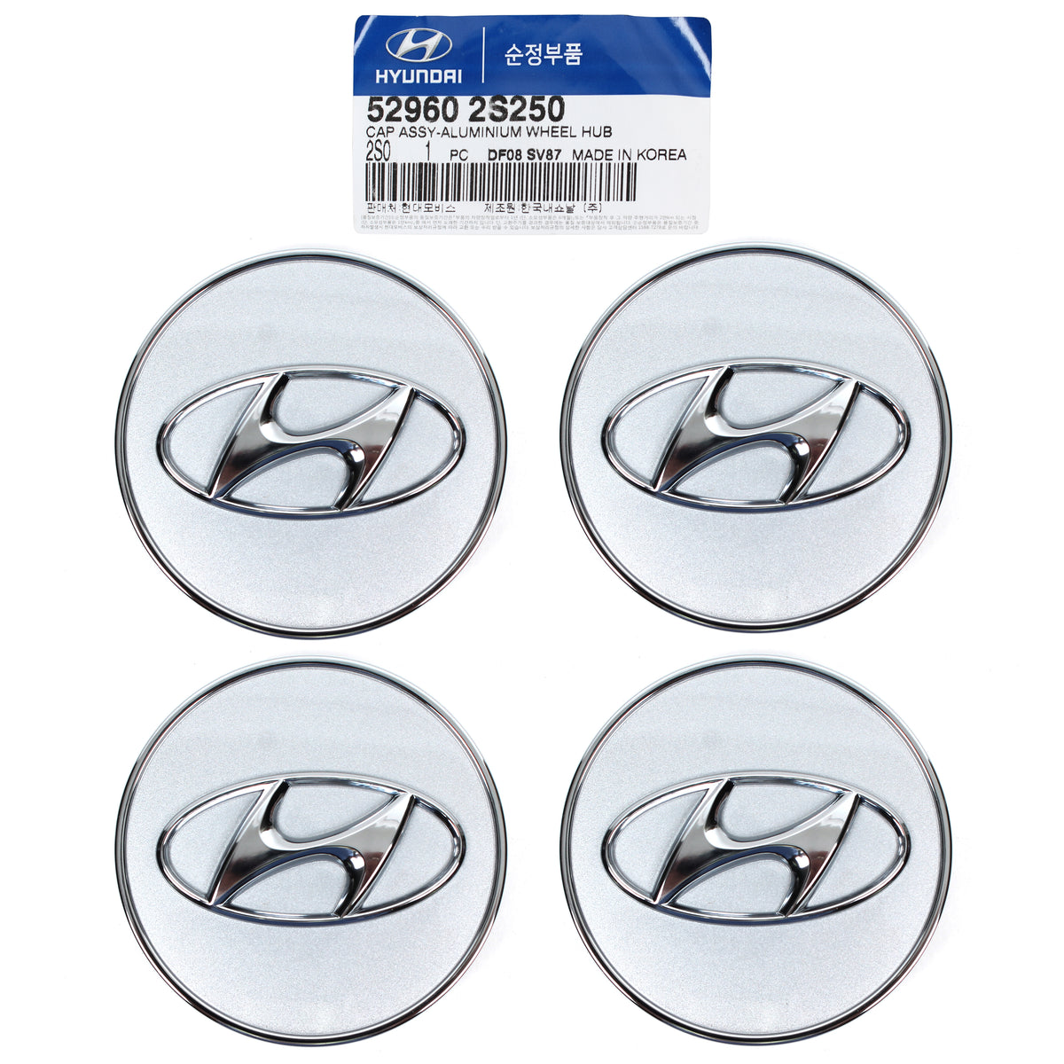 GENUINE Wheel Hub Cap 4pcs 17" for 10-17 Hyundai Elantra Tucson 529602S250