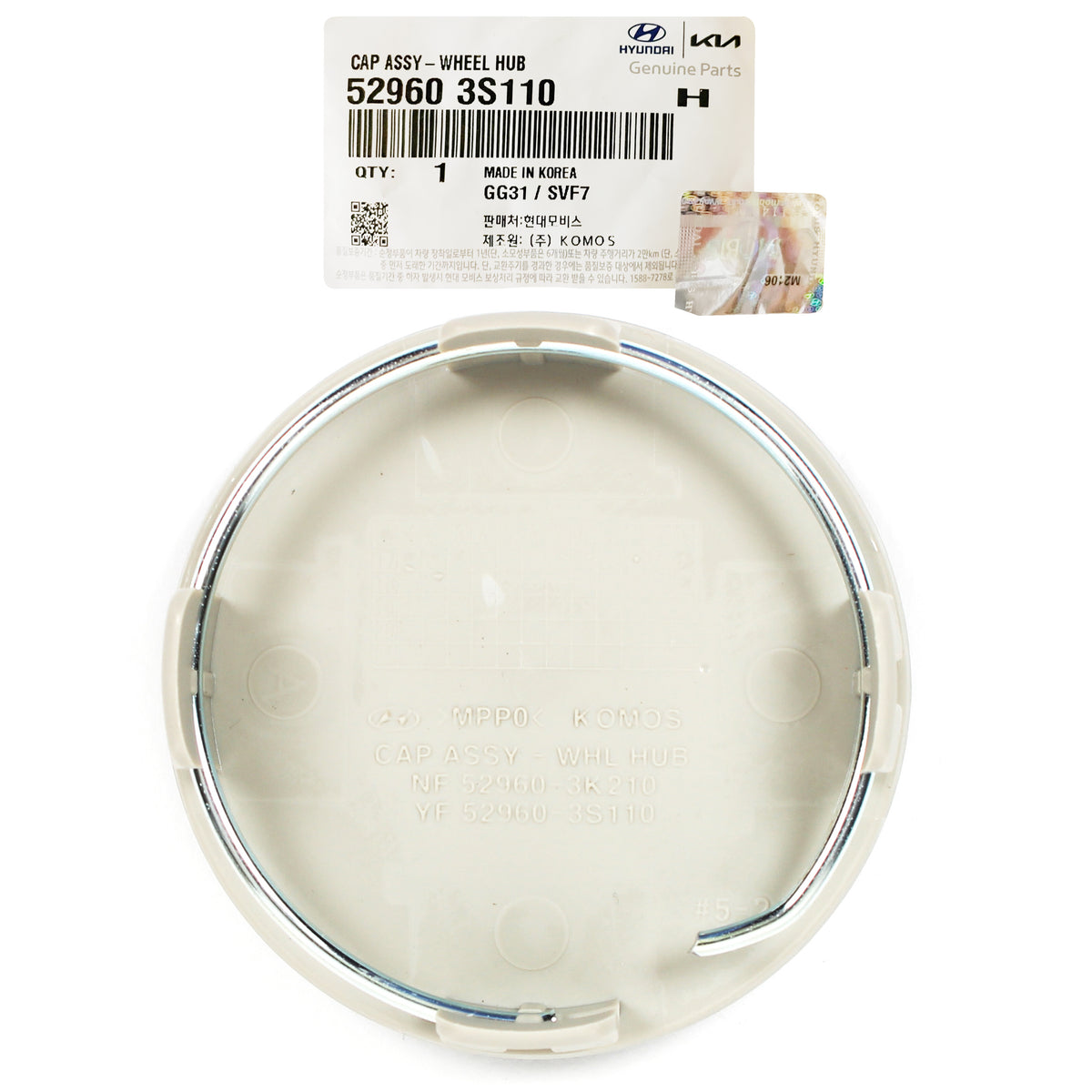 Wheel Center Cap GENUINE for Hyundai Azera Santa Fe Sonata Tucson 529603S110