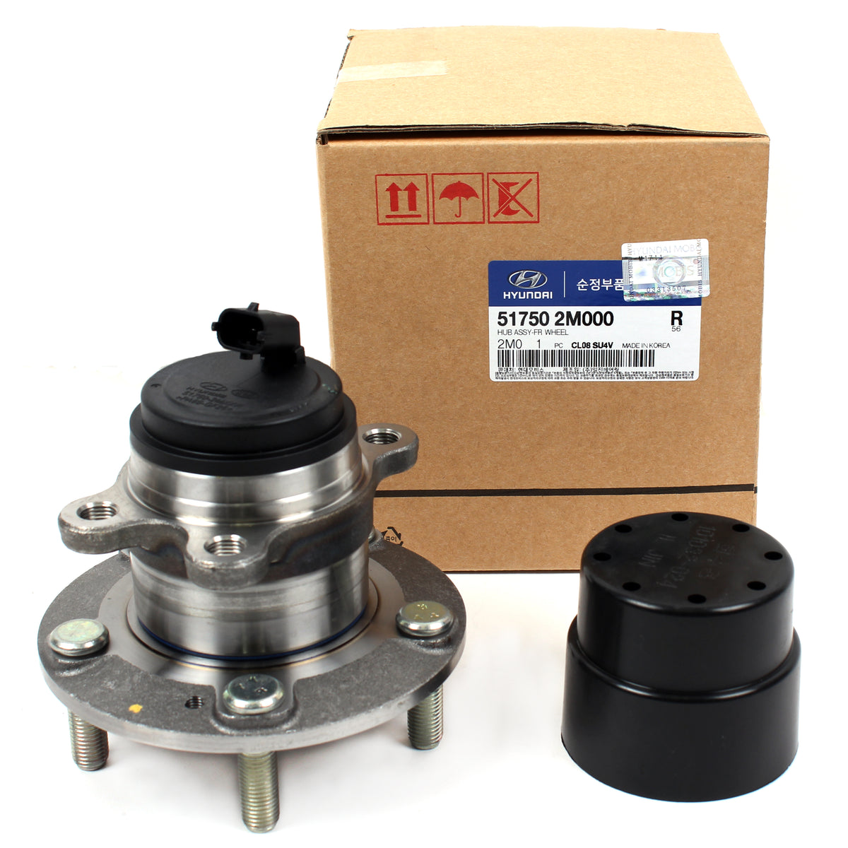 GENUINE Wheel Hub &amp; Bearing FRONT for 10-16 Hyundai Genesis Coupe OEM 517502M000