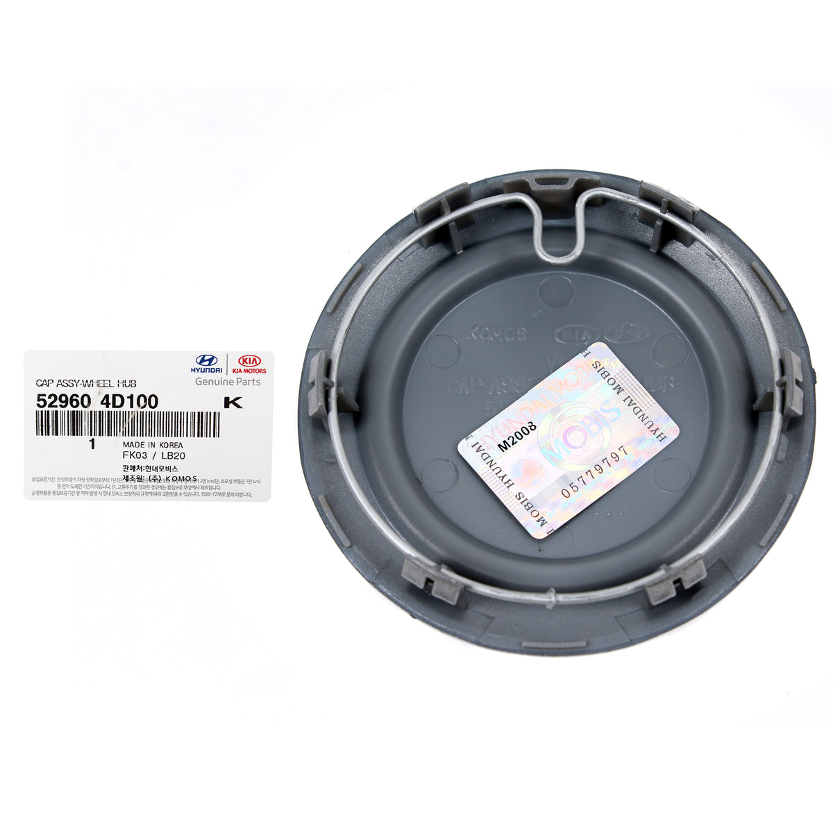 GENUINE Wheel Hub Center Cap for 2006-2012 Kia Sedona 529604D100