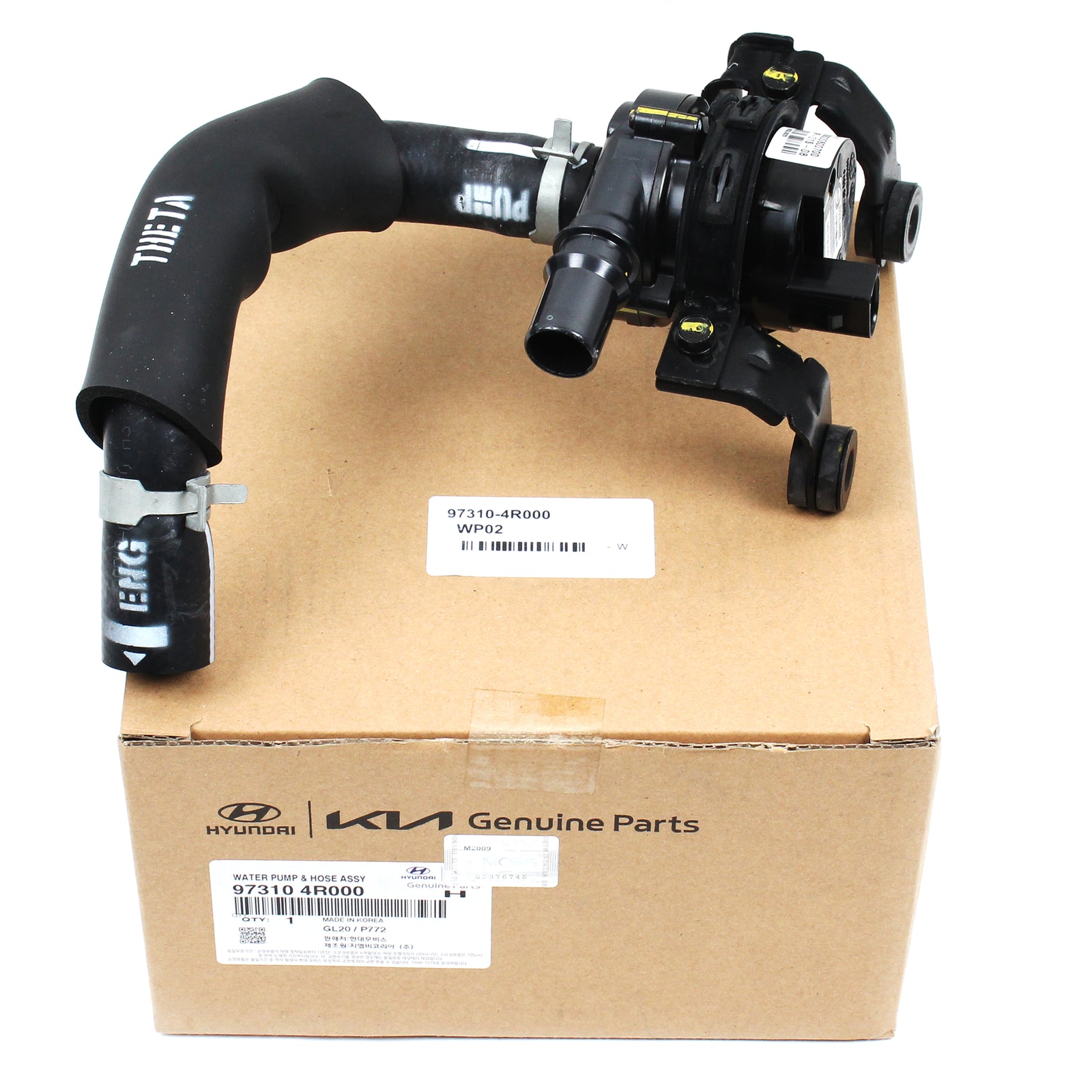 GENUINE Electric Water Pump & Hose for 11-15 Sonata 11-16 Kia Optima HYBRID