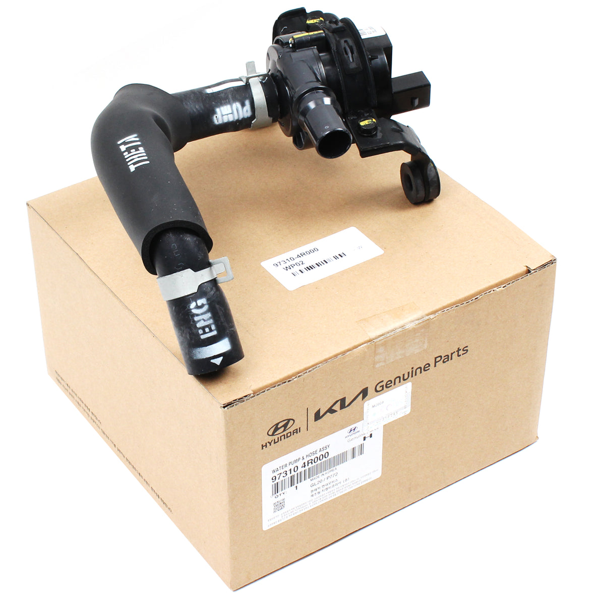 GENUINE Electric Water Pump &amp; Hose for 11-15 Sonata 11-16 Kia Optima HYBRID