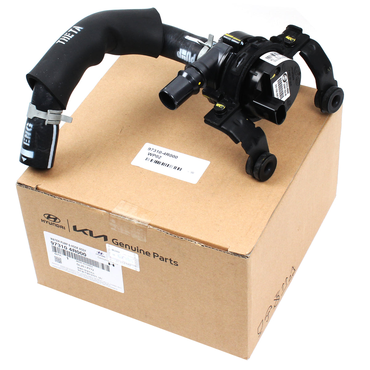 GENUINE Electric Water Pump &amp; Hose for 11-15 Sonata 11-16 Kia Optima HYBRID