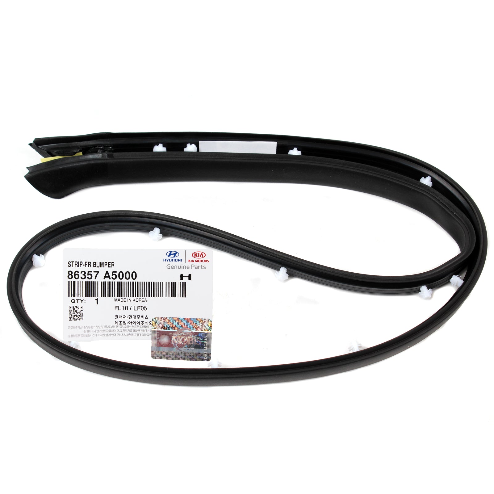 GENUINE Front Under Hood Rubber Seal Strip for 2013-2017 Elantra GT 86357A5000