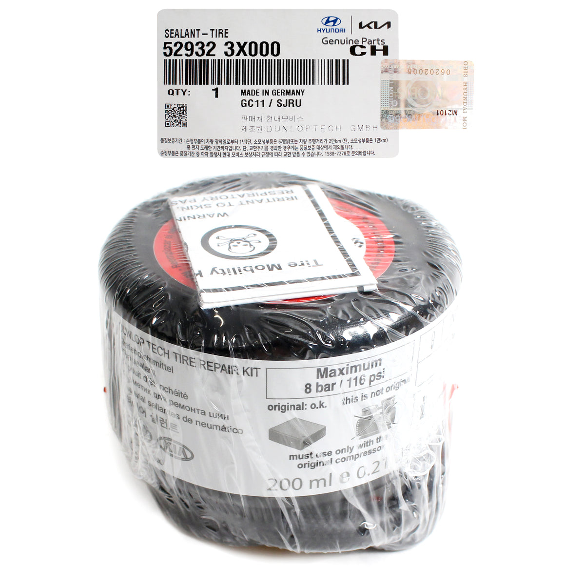 GENUINE Tire Sealant for 11-19 Hyundai Elantra Coupe Kia Rio Soul EV 529323X000