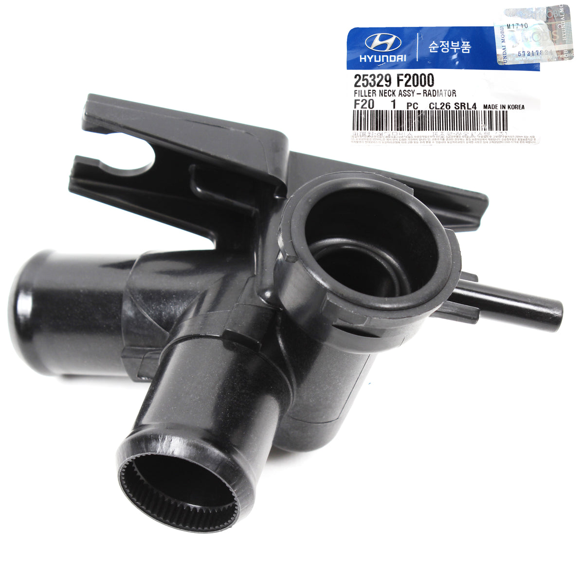 GENUINE ENGINE COOLANT FILLER NECK for 17-19 HYUNDAI ELANTRA VELOSTER 25329F2000