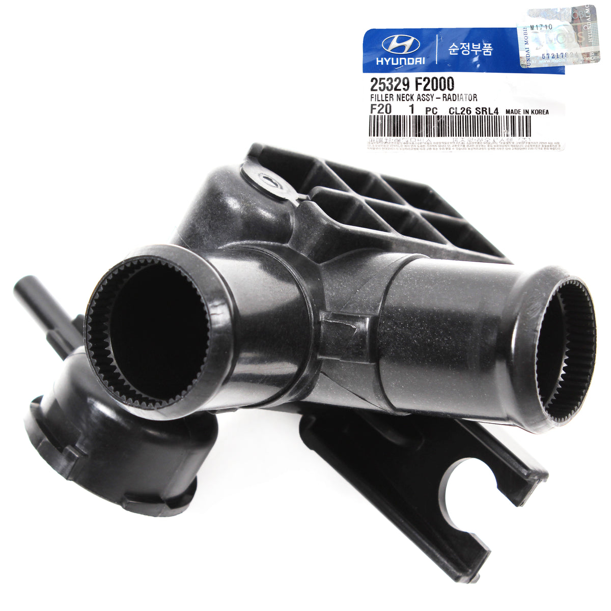 GENUINE ENGINE COOLANT FILLER NECK for 17-19 HYUNDAI ELANTRA VELOSTER 25329F2000