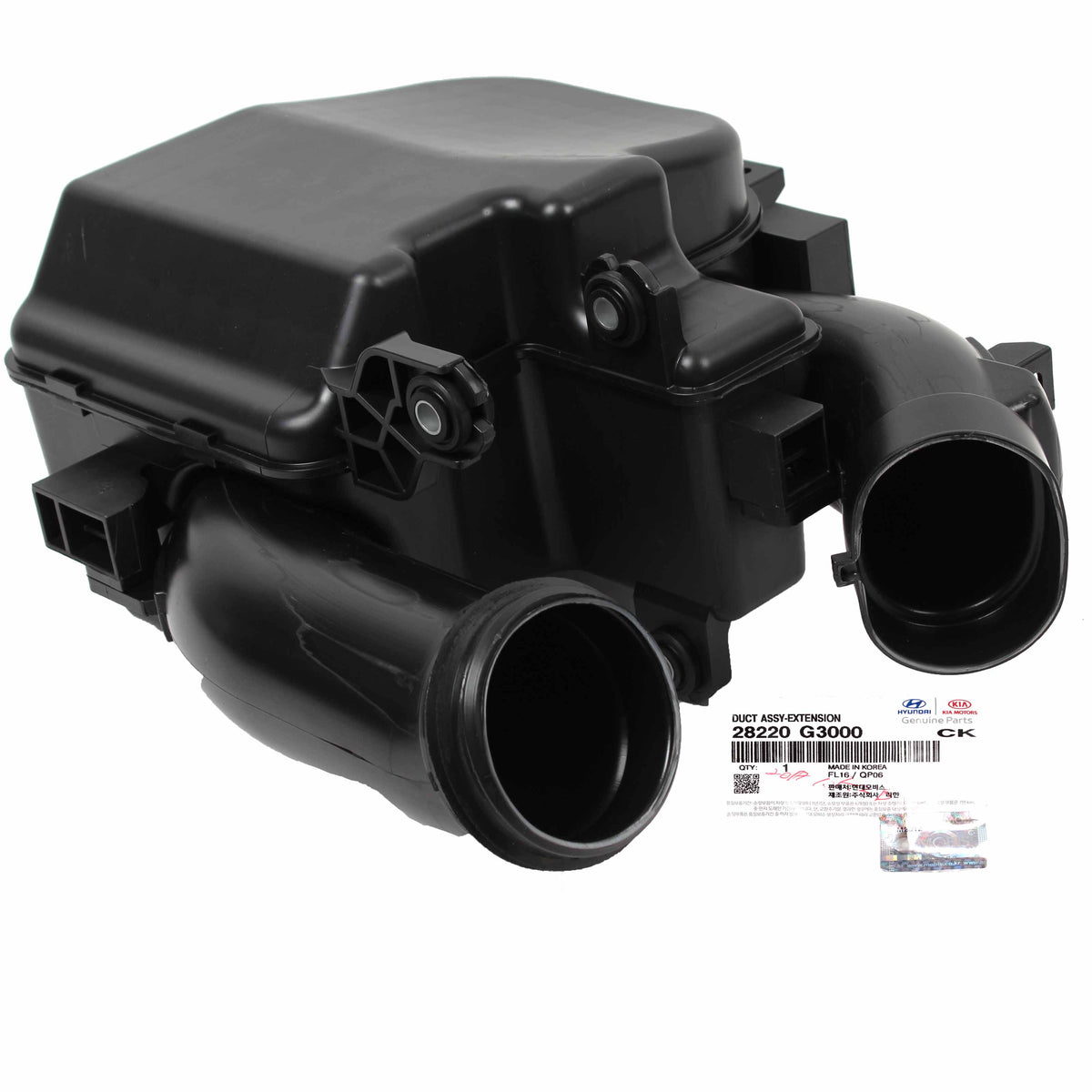 OEM Air Intake Resonator for 18-20 Hyundai Elantra GT Forte 2.0L 28220G3000